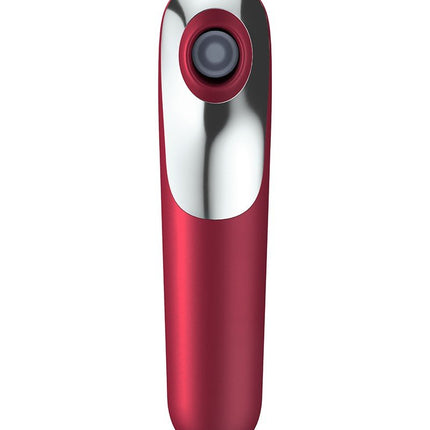 Satisfyer Dual Love Vibrerende Luchtdruk Vibrator met bluetooth en APP control - rood- Erotiekvoordeel.nl