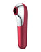 Satisfyer Dual Love Vibrerende Luchtdruk Vibrator met bluetooth en APP control - rood- Erotiekvoordeel.nl