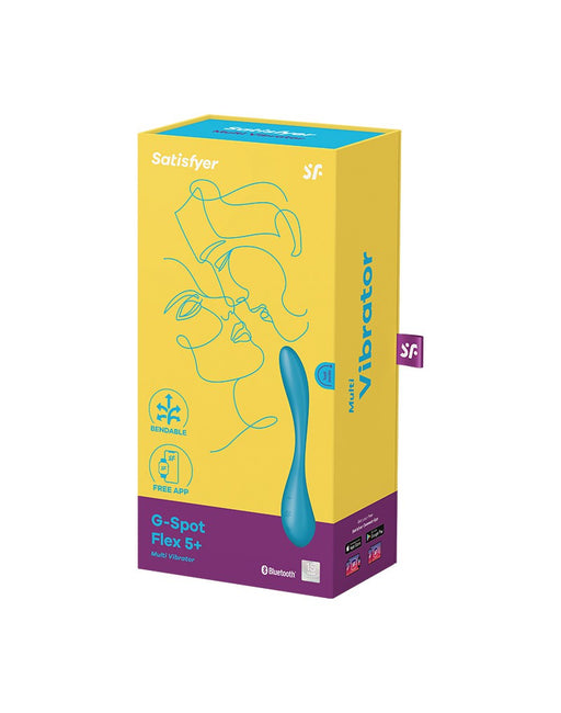 Satisfyer - G-Spot Flex 5+ - Flexibele G-Spot Vibrator (met App Control) - Blauw-Erotiekvoordeel.nl