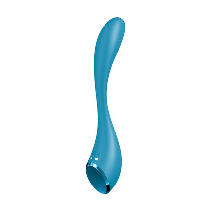 Satisfyer - G-Spot Flex 5+ - Flexibele G-Spot Vibrator (met App Control) - Blauw-Erotiekvoordeel.nl