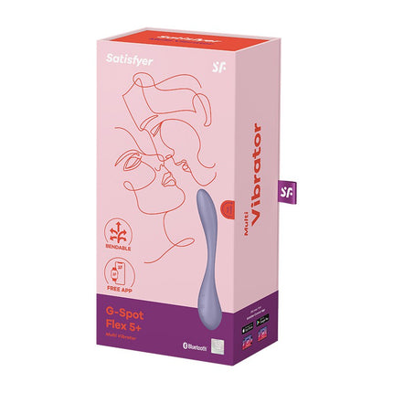 Satisfyer - G-Spot Flex 5+ - Flexibele G-Spot Vibrator (met App Control) - Lila-Erotiekvoordeel.nl