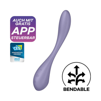 Satisfyer - G-Spot Flex 5+ - Flexibele G-Spot Vibrator (met App Control) - Lila-Erotiekvoordeel.nl