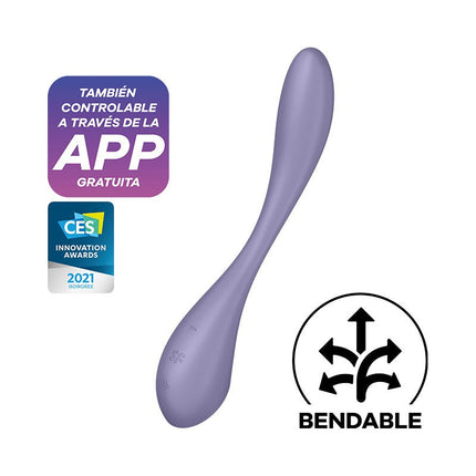 Satisfyer - G-Spot Flex 5+ - Flexibele G-Spot Vibrator (met App Control) - Lila-Erotiekvoordeel.nl