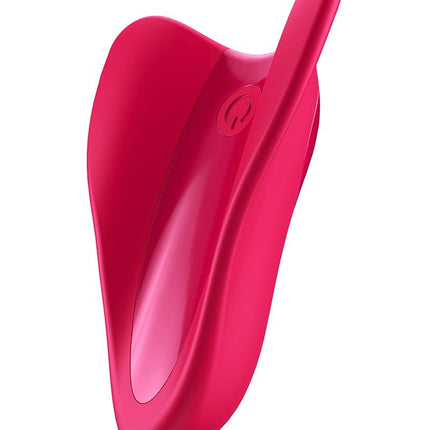 Satisfyer High Fly Vinger Vibrator - rood- Erotiekvoordeel.nl