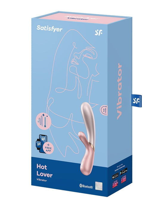 Satisfyer Hot Love Verwarmende Vibrator met APP Control - roze-Erotiekvoordeel.nl