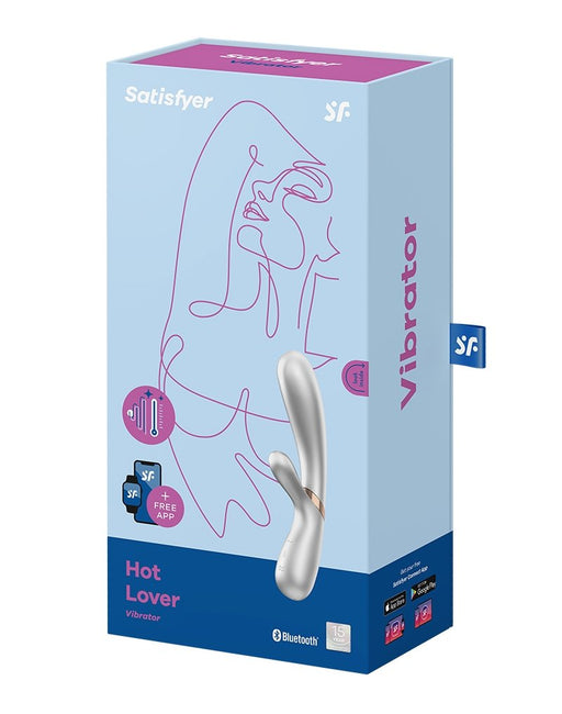 Satisfyer Hot Love Verwarmende Vibrator met APP Control - zilver-Erotiekvoordeel.nl