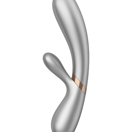 Satisfyer Hot Love Verwarmende Vibrator met APP Control - zilver-Erotiekvoordeel.nl