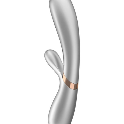 Satisfyer Hot Love Verwarmende Vibrator met APP Control - zilver-Erotiekvoordeel.nl