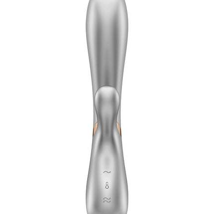 Satisfyer Hot Love Verwarmende Vibrator met APP Control - zilver-Erotiekvoordeel.nl