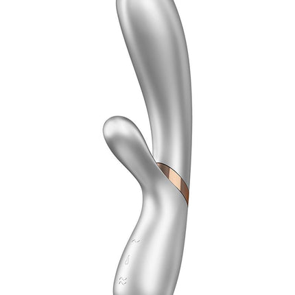 Satisfyer Hot Love Verwarmende Vibrator met APP Control - zilver-Erotiekvoordeel.nl