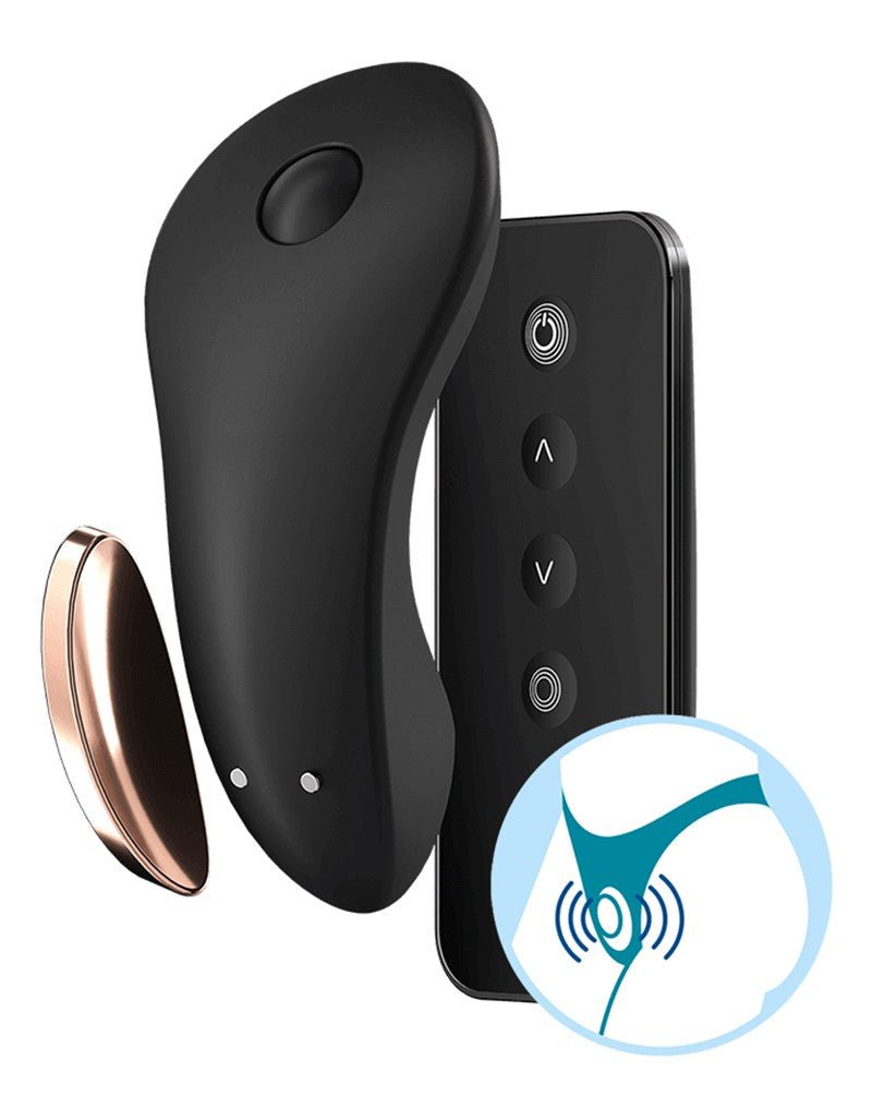 Satisfyer Little Secret Panty Vibrator with APP control - black Rimba Winkel Satisfyer Little Secret Panty Vibrator with APP control - black Rimba Winkel