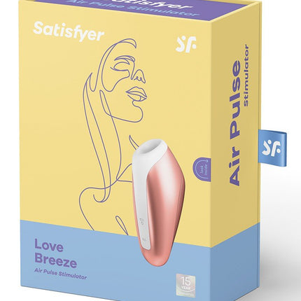 Satisfyer Love Breeze Luchtdruk Vibrator met bluetooth en APP control - copper - Erotiekvoordeel.nl
