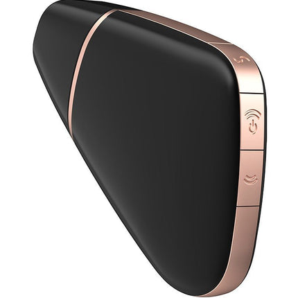Satisfyer Love Triangle Black APP Connect Clitoris Vibrator - Erotiekvoordeel.nl