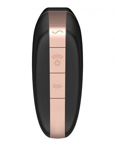 Satisfyer Love Triangle Black APP Connect Clitoris Vibrator - Erotiekvoordeel.nl