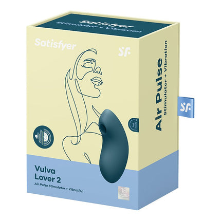 Satisfyer Luchtdruk Vibrator VULVA LOVER 2 - blauw-Erotiekvoordeel.nl