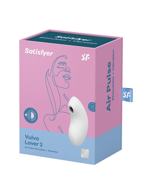 Satisfyer Luchtdruk Vibrator VULVA LOVER 2 - wit-Erotiekvoordeel.nl