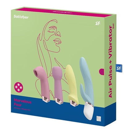 Satisfyer MARVELOUS FOUR vier-delige vibrator set-Erotiekvoordeel.nl