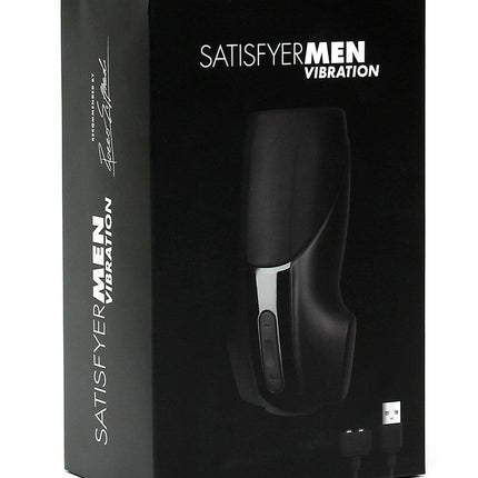 Satisfyer Men Masturbator Vibrerend - zwart - Erotiekvoordeel.nl