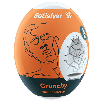Satisfyer Mini Masturbator CRUNCHY - oranje-Erotiekvoordeel.nl