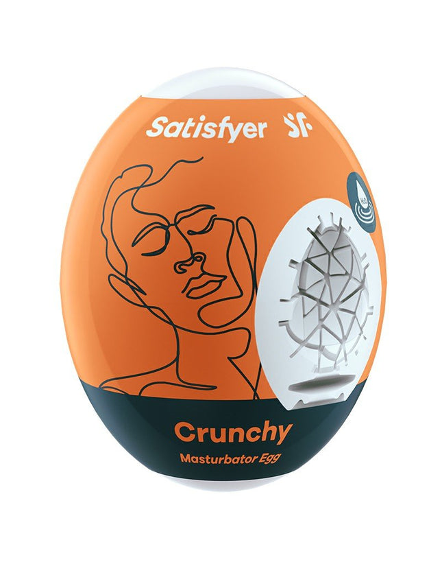 Satisfyer Mini Masturbator CRUNCHY - oranje-Erotiekvoordeel.nl