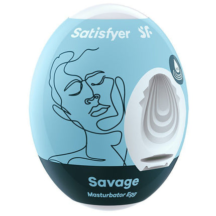 Satisfyer Mini Masturbator SAVAGE - lichtblauw-Erotiekvoordeel.nl