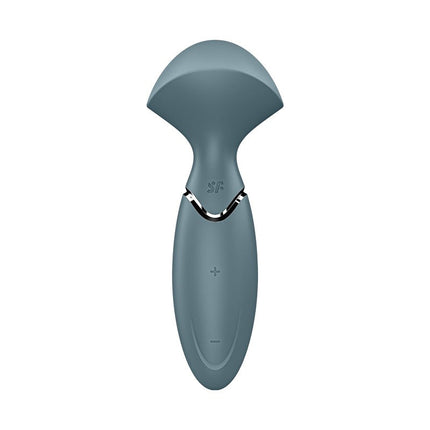 Satisfyer - Mini Wand-er - Wand Vibrator - Grijs-Erotiekvoordeel.nl