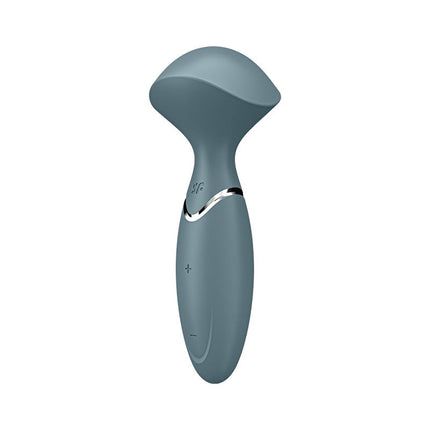 Satisfyer - Mini Wand-er - Wand Vibrator - Grijs-Erotiekvoordeel.nl