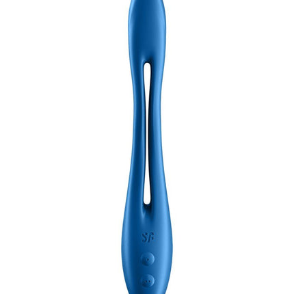 Satisfyer Multifunctionale Buigbare Vibrator ELASTIC GAME - blauw-Erotiekvoordeel.nl