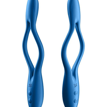 Satisfyer Multifunctionale Buigbare Vibrator ELASTIC GAME - blauw-Erotiekvoordeel.nl