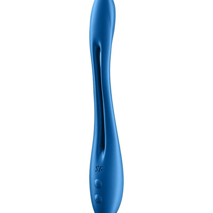 Satisfyer Multifunctionale Buigbare Vibrator ELASTIC GAME - blauw-Erotiekvoordeel.nl