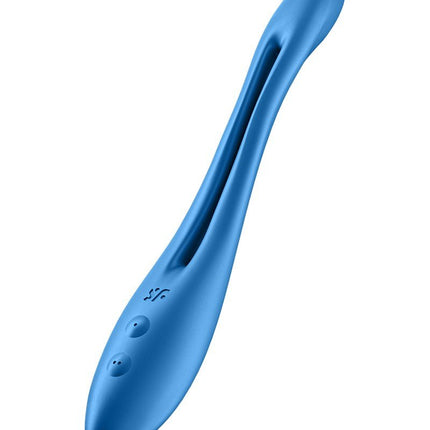 Satisfyer Multifunctionale Buigbare Vibrator ELASTIC GAME - blauw-Erotiekvoordeel.nl