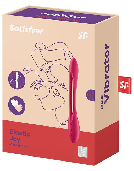 Satisfyer Multifunctionale Buigbare Vibrator ELASTIC GAME - rood-Erotiekvoordeel.nl