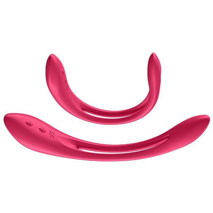 Satisfyer Multifunctionale Buigbare Vibrator ELASTIC GAME - rood-Erotiekvoordeel.nl
