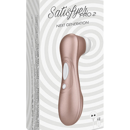 Satisfyer Pro 2 Next Generation Luchtdruk Vibrator - Brons - Erotiekvoordeel.nl