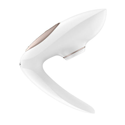 Satisfyer Pro 4 Luchtdruk vibrator Koppels - Wit/Brons - Erotiekvoordeel.nl