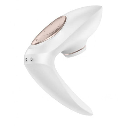 Satisfyer Pro 4 Luchtdruk vibrator Koppels - Wit/Brons - Erotiekvoordeel.nl