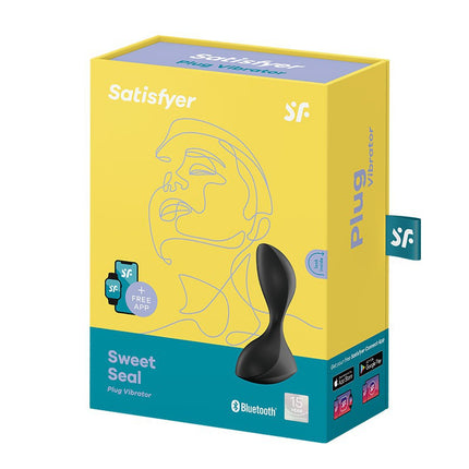 Satisfyer - Sweet Seal - Anaal Vibrator Met App Control - Zwart-Erotiekvoordeel.nl