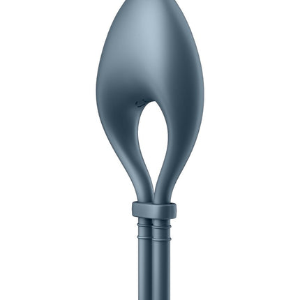 Satisfyer Vibrerende Cockring BULLSEYE met APP control - donkerblauw-Erotiekvoordeel.nl