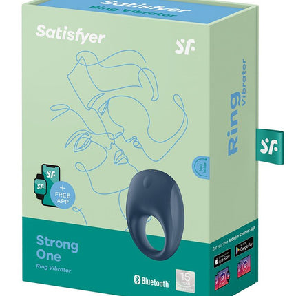 Satisfyer Vibrerende Cockring Strong One met bluetooth en app control - Erotiekvoordeel.nl