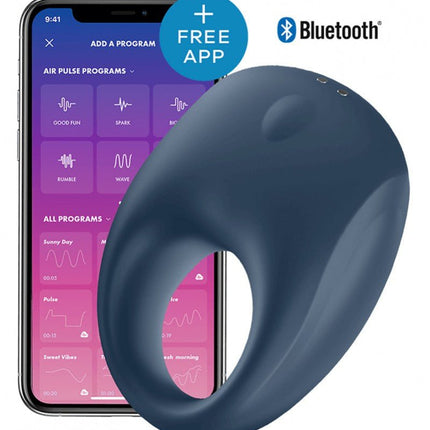 Satisfyer Vibrerende Cockring Strong One met bluetooth en app control - Erotiekvoordeel.nl