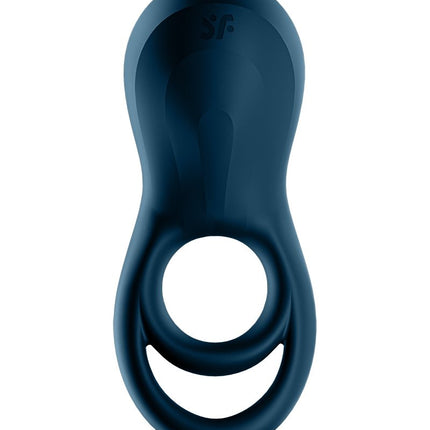 Satisfyer Vibrerende Cockring met Partner Stimulator | Koppel Vibrator EPIC DUO - blauw-Erotiekvoordeel.nl