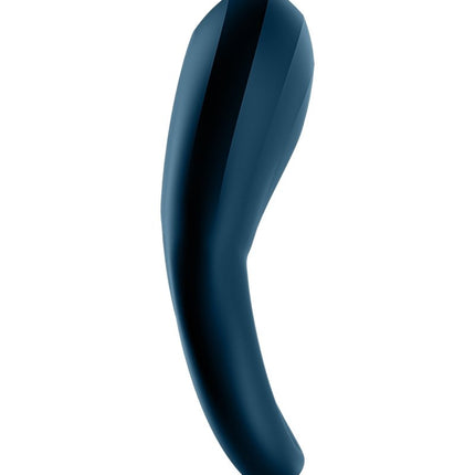 Satisfyer Vibrerende Cockring met Partner Stimulator | Koppel Vibrator EPIC DUO - blauw-Erotiekvoordeel.nl