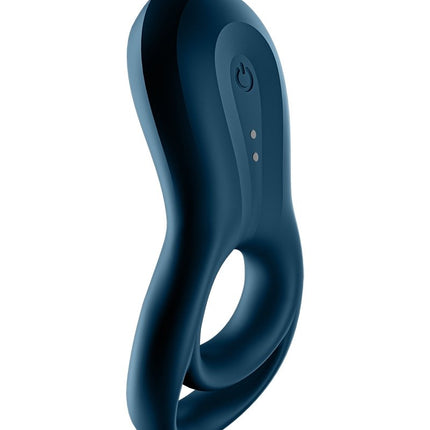Satisfyer Vibrerende Cockring met Partner Stimulator | Koppel Vibrator EPIC DUO - blauw-Erotiekvoordeel.nl