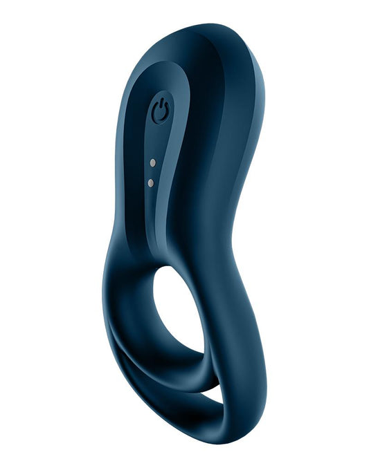 Satisfyer Vibrerende Cockring met Partner Stimulator | Koppel Vibrator EPIC DUO - blauw-Erotiekvoordeel.nl