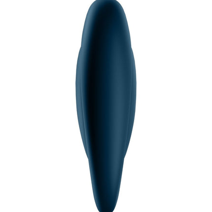 Satisfyer Vibrerende Cockring met Partner Stimulator | Koppel Vibrator GLORIOUS DUO - blauw-Erotiekvoordeel.nl
