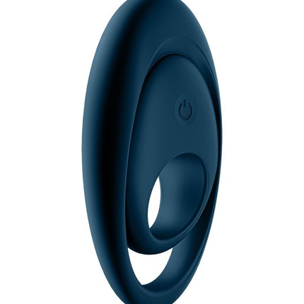 Satisfyer Vibrerende Cockring met Partner Stimulator | Koppel Vibrator GLORIOUS DUO - blauw-Erotiekvoordeel.nl