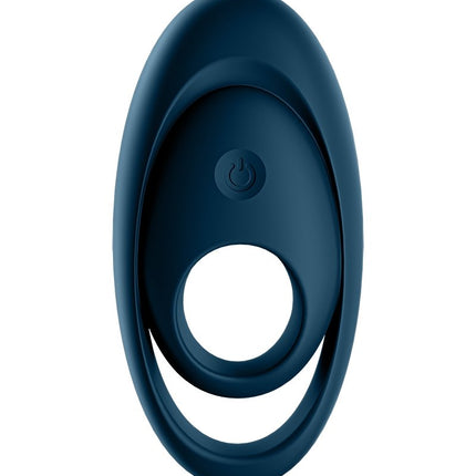 Satisfyer Vibrerende Cockring met Partner Stimulator | Koppel Vibrator GLORIOUS DUO - blauw-Erotiekvoordeel.nl