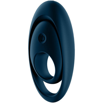 Satisfyer Vibrerende Cockring met Partner Stimulator | Koppel Vibrator GLORIOUS DUO - blauw-Erotiekvoordeel.nl