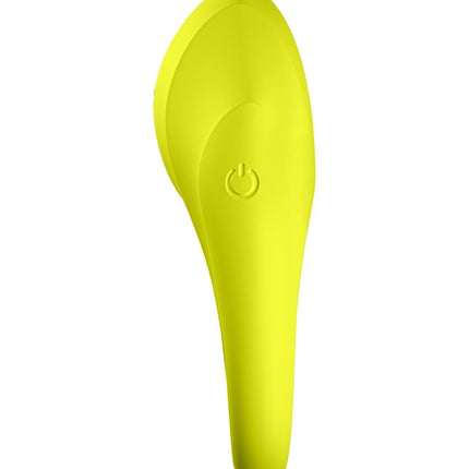 Satisfyer Vibrerende Cockring met Partner Stimulator | Koppel Vibrator SPECTACULAR DUO - geel-Erotiekvoordeel.nl