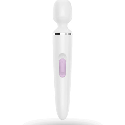 Satisfyer Wand Vibrator Wand-er Woman - wit - Erotiekvoordeel.nl